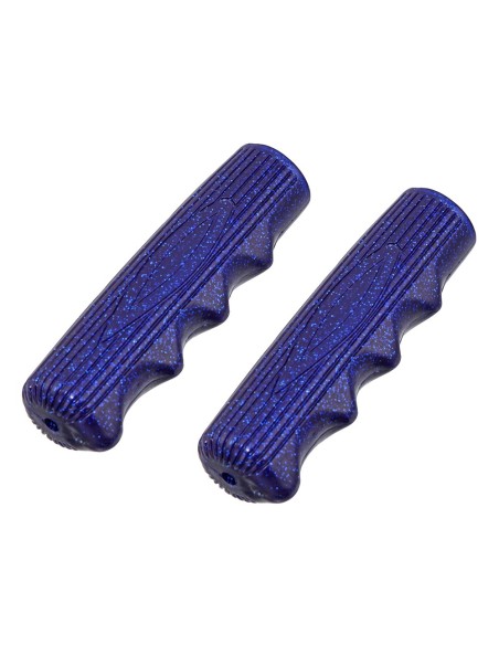 Grips 7/8 long 115mm Kraton Rubber 212 Sparkle/Blue.